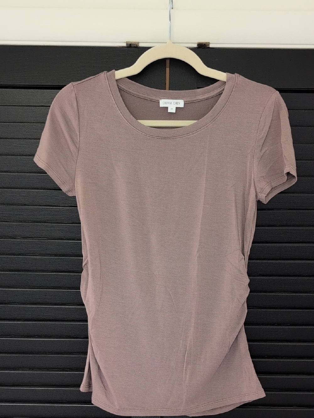 Women's Short Sleeve Tee in Beige